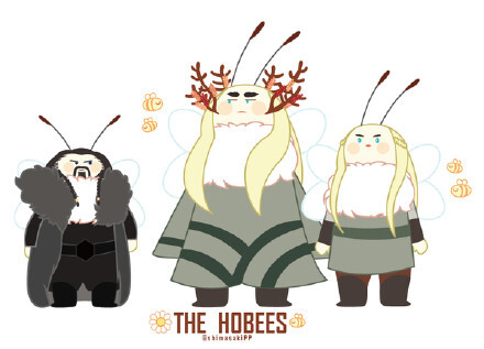 o(*≧▽≦)ツ 女王蜂瑟兰迪尔 THE HOBBES + thorin 哈哈哈哈 https://twitter.com/shimasakiPP/status/563546798677950465
