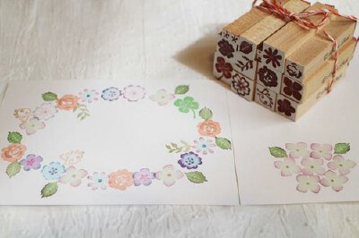 【好评加售】春浪漫 百花木头印章组