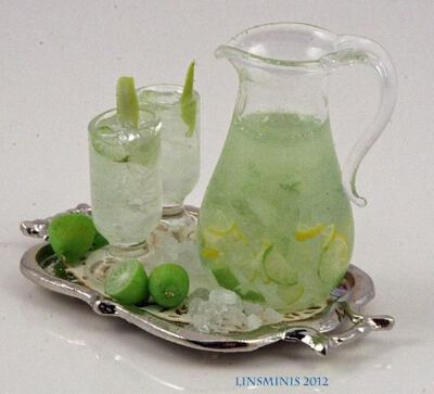 Summer at last... iced limeade by Linda Cummings.