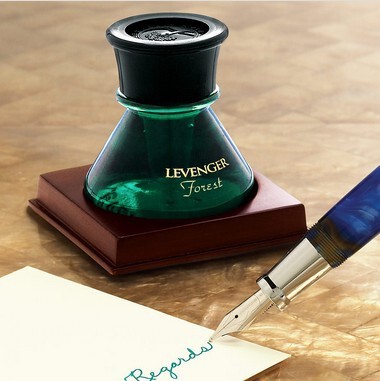 【现货】美国Levenger Bottled Ink 经典玻璃瓶瓶装墨水 50ml毫升