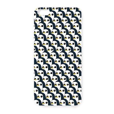可爱恶搞趣味 企鹅插画复古苹果6 5s iphone6plus 创意磨砂手机壳