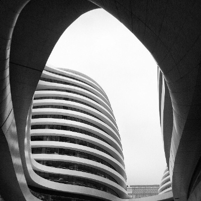银河SOHO，黑白，作者：叶飞 / Y.Phoenix