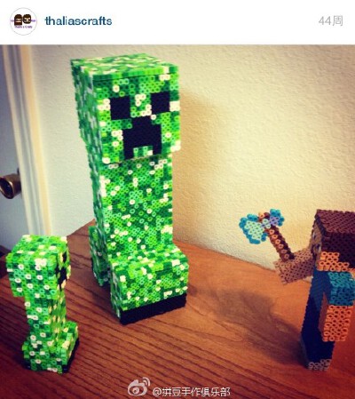 还有比拼豆更适合用来做#我的世界#的周边的吗？#我的世界minecraft#