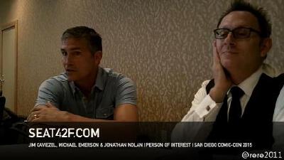 #POI# #Michael Emerson# #Jim Caviezel# #Jonathan Nolan# SDCC2015 seat42f.com的访问，换个角度看世界（卖萌）视频画质清晰，角度“清新”，收音效果非常好O网页链接 度盘链接：O网页链接 密码：rtpt