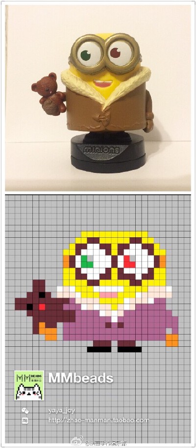 来了！来了！吃完饭就开始画了！终于把麦记的9个小黄人都画完鸟！咩哈哈哈！