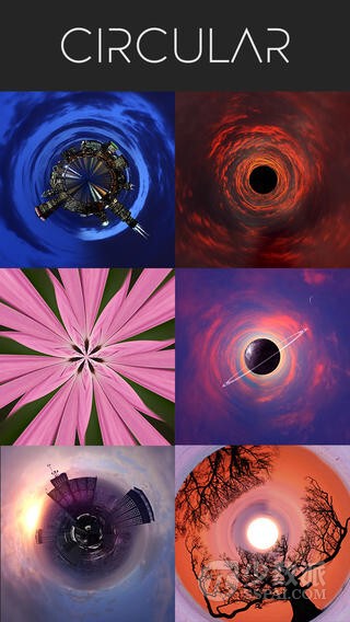 相较于同类的球形全景效果应用， Circular+ 更灵活也更专业。它专注于球星全景特效，你不需要拿手机转身 360 度拍全景照片，你只需要拍一张正常照片，或者导入一张普通照片，它就会帮你处理成球形全景效果啦。有的全…
