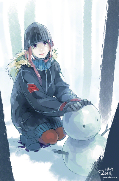 我们一起堆雪人 pomodorosa Pixiv