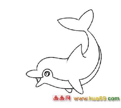 简笔海豚