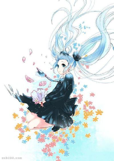 全是女神插画初音未来很好看这滋味！