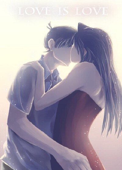 #工藤新一生日快乐#我的锁屏「情人节快乐～」by：小洗 id=33575124 O网页链接
