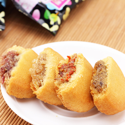 云南特产玫瑰麦莎饼鲜花饼休闲零食小吃特色经典糕点传统手工点心