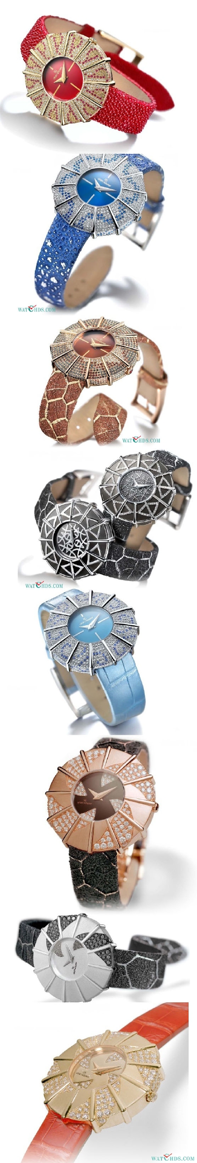 十款奢华时尚的女士手表设计Alain Sauser Elements Womens Designer Watches