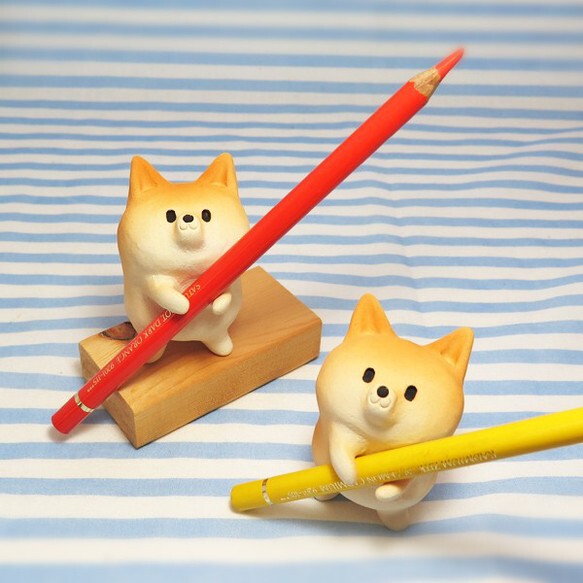 犬猫置物作家『工房しろ』制作的柴犬系列陶瓷器皿，萌萌哒