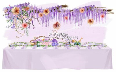 花的姿态--婚礼花艺设计图