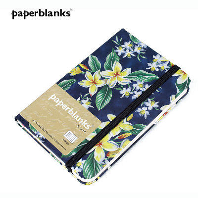 原装进口爱尔兰paperblanks阿罗哈迷你鸡蛋花古典笔记本记事本子