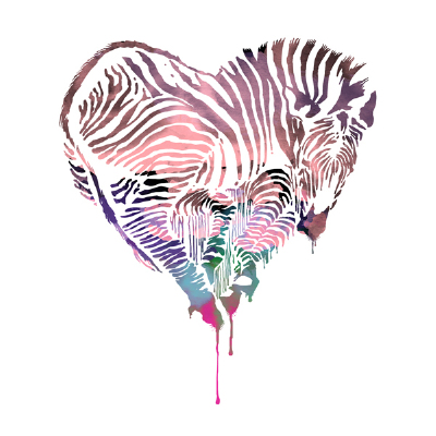 Huebucket的The Heart Series创意插画设计
