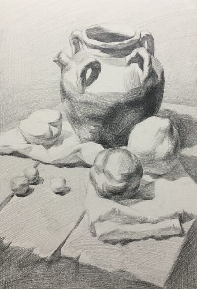 静物素描