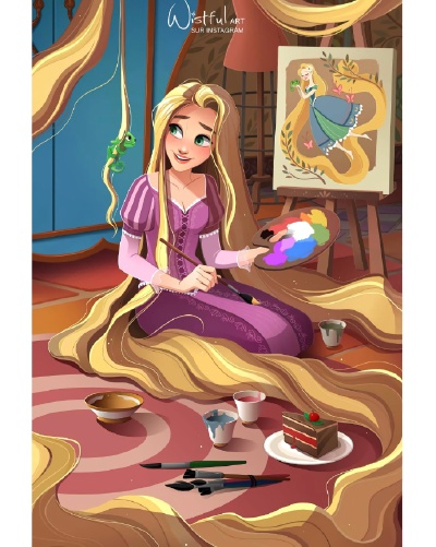 迪士尼公主-王子-女王
画师：wistful.art