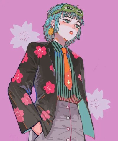 【插画】昭和风少女