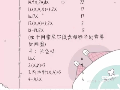 米菲兔编织图解