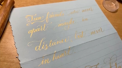 Roundhand copperplate 花体英文书法练习（曲拾日自写。要脸勿搬）