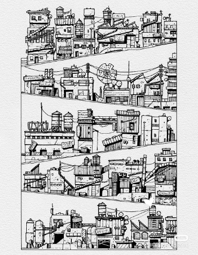 黑白画