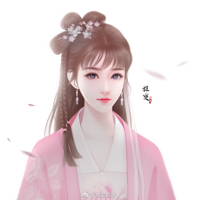 〔 古风美人 〕作者' 雅雯插画