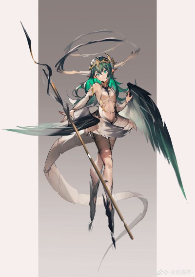 画师微博：-米饭是菜-