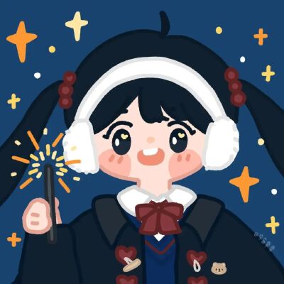 手绘情侣头像
2.12