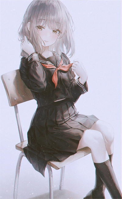 女子高生 绘师：Jwk（p id=57224721） 本作品id=88028279