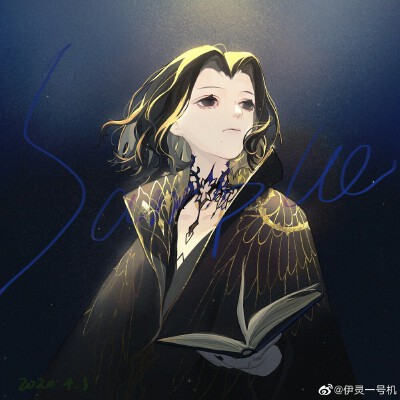 画师微博：伊灵一号机