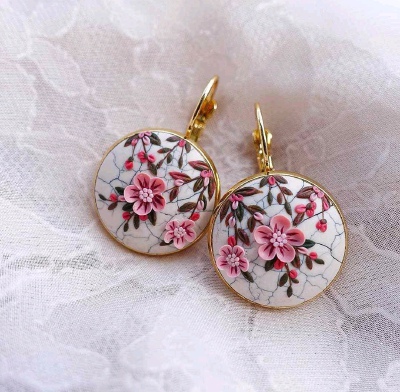 粘土饰品，by Polymer Clay Earrings