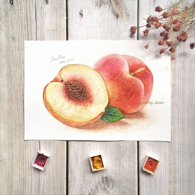 美食绘， ins：painting_sausau ​