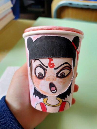 纸杯画