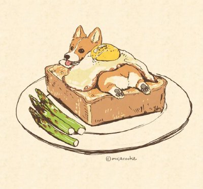 [cp]日本插画师 もじゃクッキー可爱的动物美食插画 ​​​[/cp]