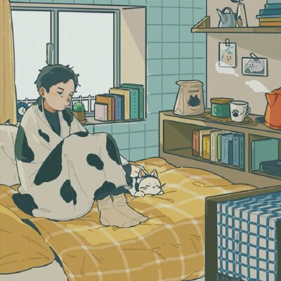 日常生活插画，温暖的小美好 ~ 插画师アキオカ作品