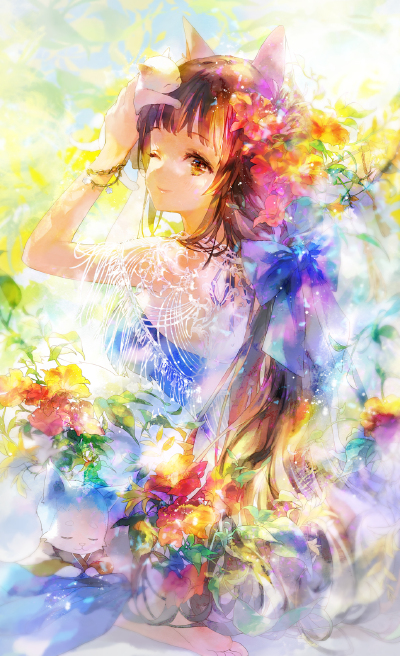 夏 绘师：ミルラ（p id=36924420） 本作品id=92065433