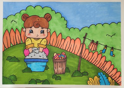 儿童画 人物篇