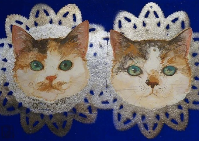 来一组猫咪插画
猫咪/插画/油画/壁纸
礼貌抱图