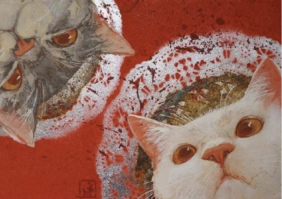 来一组猫咪插画
猫咪/插画/油画/壁纸
礼貌抱图
