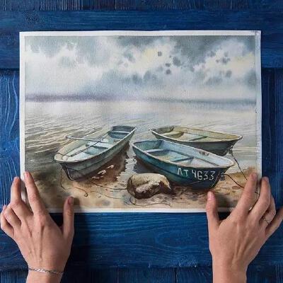 画师：golandart 旅行画家