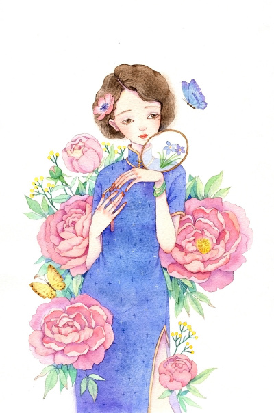 【民国美人】作者：斯丹danlis 涂鸦 王国