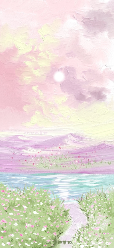 「油画壁纸」
·画师：@谷雨芽郁_ ​​​