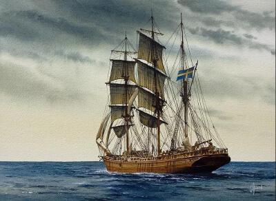 画师：詹姆斯·威廉姆森，他的大部分作品基本都是去世界各地旅行时画的。他的画面层次分明，在色彩的处理上，灰色调中的变化肯定是微妙的。与远山、天空对应的倒影绝非仅是深浅虚实的变化，更加重要的是色彩冷暖的变…
