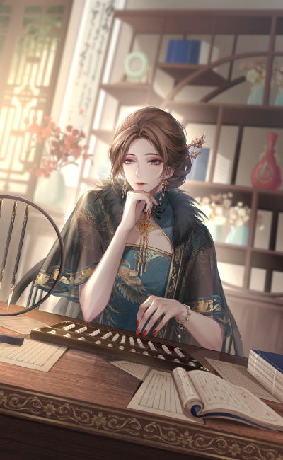 月娘·烟容曳影