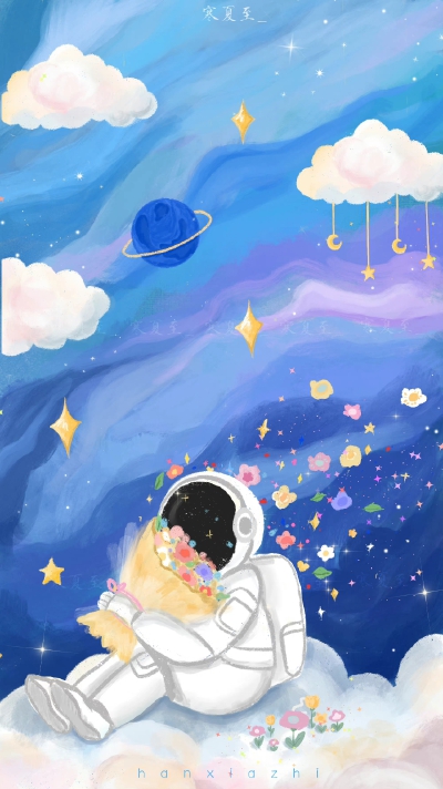 宇航员系列壁纸
画师:@寒夏至_ ​​​