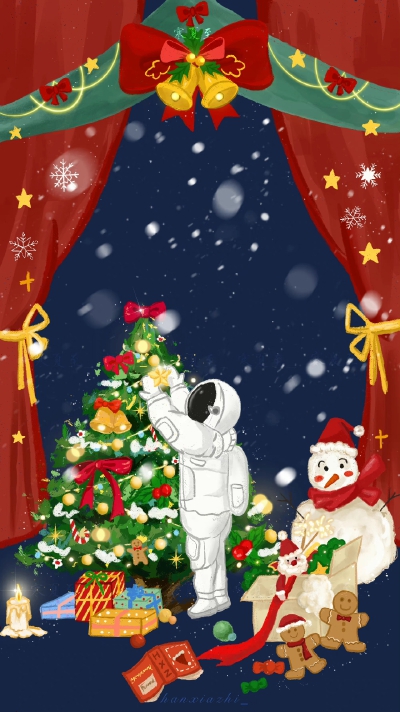 宇航员系列壁纸
画师:@寒夏至_ ​​​