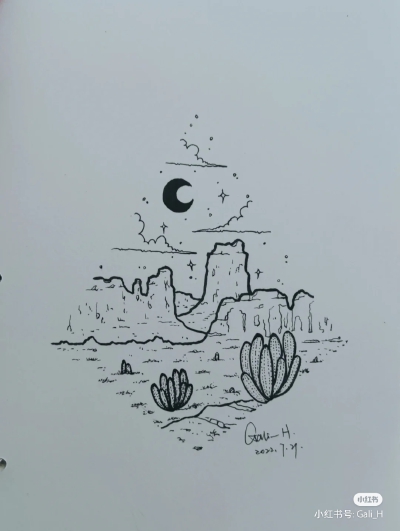 黑白画