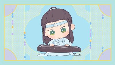 #王一博Q版 \(≧▽≦\) （cr.枣波波）