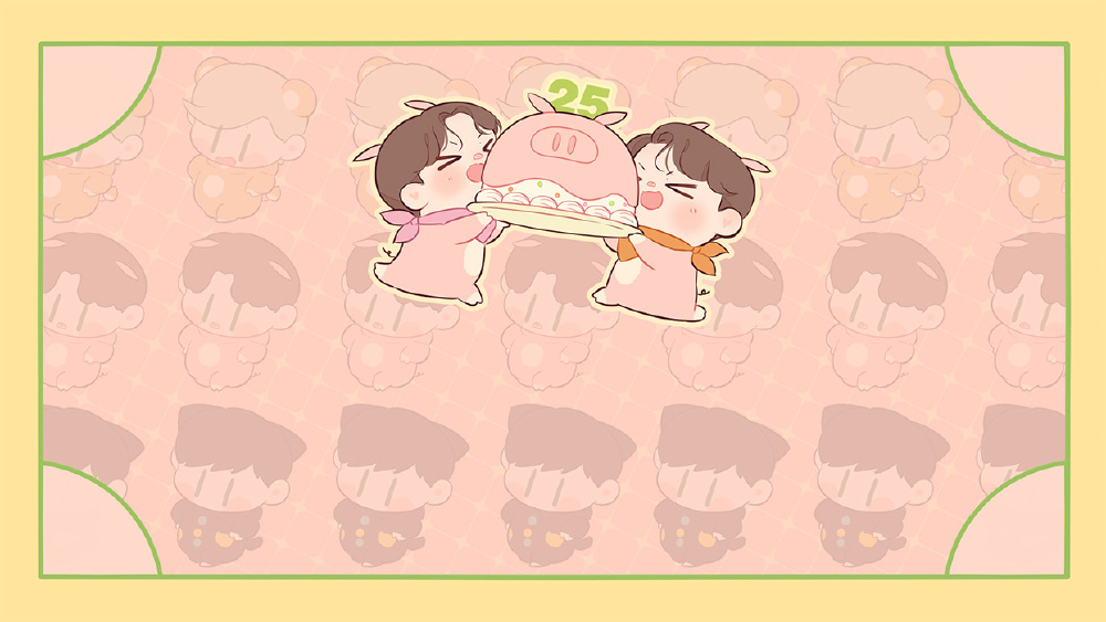 #王一博Q版 真的太可爱了！！！ （cr.枣波波）